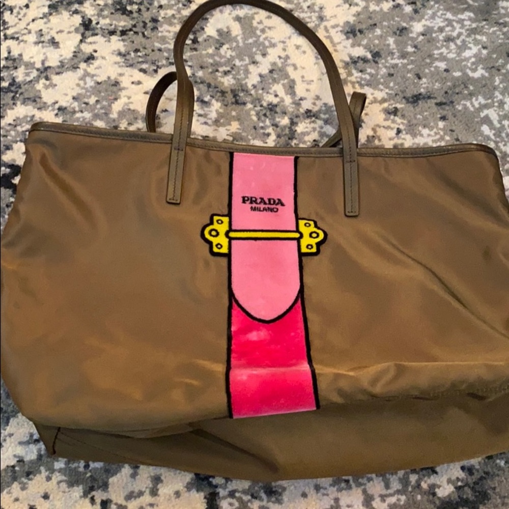 Prada Trompe L'oeil Tote Bag